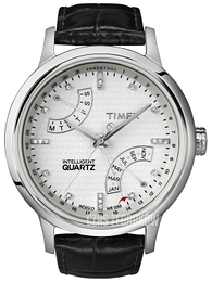 Timex Intelligent Biały/Skóra Ø42 mm T2N570