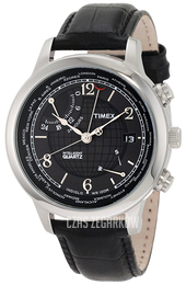 Timex Intelligent Czarny/Skóra Ø47 mm T2N609