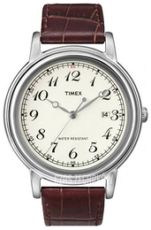 Timex Kremowy/Skóra Ø38 mm T2N665