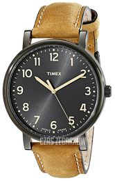 Timex Classic Czarny/Skóra Ø42 mm T2N677AB