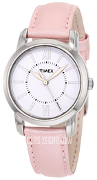 Timex Biały/Skóra Ø32 mm T2N684