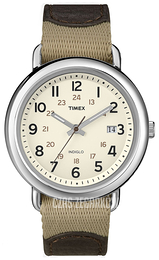 Timex Kremowy/Skóra Ø38 mm T2N782