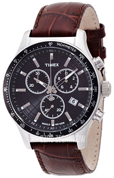 Timex Czarny/Skóra Ø42 mm T2N819