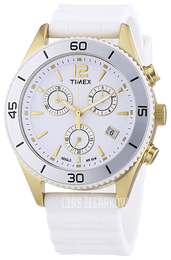 Timex Premium Collection Biały/Guma Ø41 mm T2N827PF