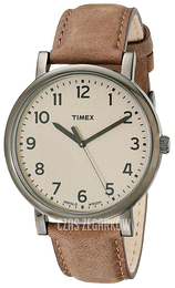 Timex Classic Beżowy/Skóra Ø42 mm T2N957AB