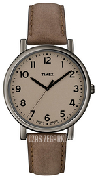 Timex Easy Reader Kremowy/Skóra Ø42 mm T2N957D7