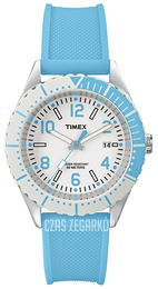 Timex Biały/Guma Ø41 mm T2P006D7