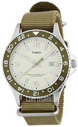 Timex Sports Kremowy/Tkanina Ø40 mm T2P035