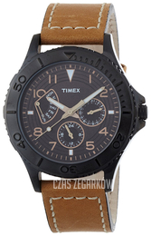 Timex Czarny/Skóra Ø42 mm T2P040