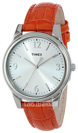 Timex Classic Srebrny/Skóra Ø35 mm T2P087TN
