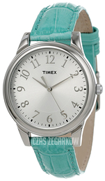 Timex Srebrny/Skóra Ø36 mm T2P1262M