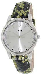 Timex Srebrny/Skóra Ø36 mm T2P130