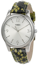 Timex Srebrny/Skóra Ø36 mm T2P1302M