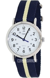 Timex Weekender Biały/Stal Ø38 mm T2P142