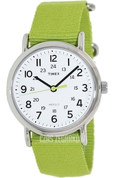 Timex Weekender Biały/Stal Ø38 mm T2P145