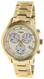 Timex Szampański/Stal w odcieniu złota Ø38 mm T2P159