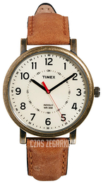Timex Classic Beżowy/Skóra Ø42 mm T2P220