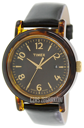 Timex Czarny/Skóra Ø40 mm T2P238