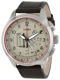 Timex Beżowy/Skóra Ø46 mm T2P275DH