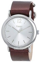 Timex Srebrny/Skóra Ø38 mm T2P3419J