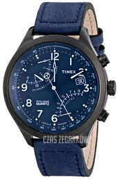 Timex Intelligent Niebieski/Skóra Ø43 mm T2P512DH