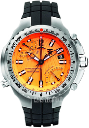 Timex Pomarańczowy/Guma Ø44 mm T3B871