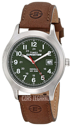 Timex Expedition Zielony/Skóra Ø39 mm T40051
