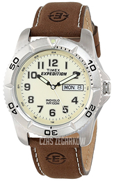 Timex Kremowy/Skóra Ø40 mm T466819J