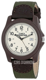 Timex Expedition Biały/Skóra Ø39 mm T49101