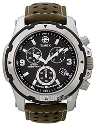 Timex Expedition Czarny/Skóra Ø43 mm T49626PF