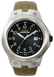 Timex Expedition Czarny/Skóra Ø40 mm T49634