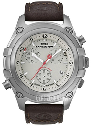 Timex Biały/Skóra Ø42 mm T49747