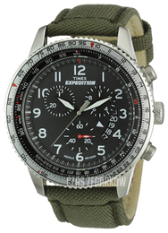 Timex Expedition Czarny/Tkanina Ø45 mm T49823