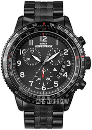 Timex Expedition Czarny/Stal Ø45 mm T49825