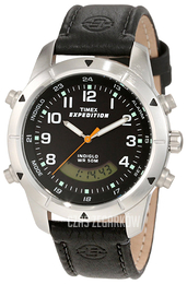 Timex Expedition Czarny/Skóra Ø42 mm T49827