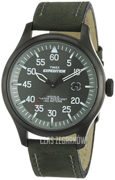Timex Expedition Zielony/Skóra Ø42 mm T49877D7