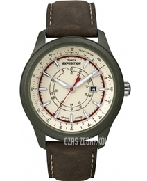 Timex Expedition Beżowy/Skóra Ø43 mm T49921