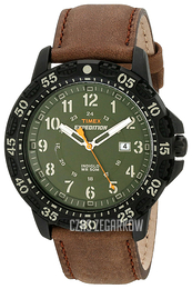 Timex Expedition Zielony/Skóra Ø45 mm T499969J
