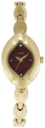 Timex Classic Czerwony/Stal w odcieniu złota Ø21.6 mm TI000R10100