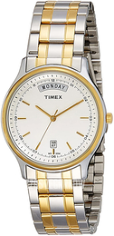Timex Biały/Stal w odcieniu złota Ø38 mm TW0TG5909