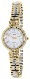 Timex Classic Elevated Biały/Stal w odcieniu złota Ø26 mm TW2P61200
