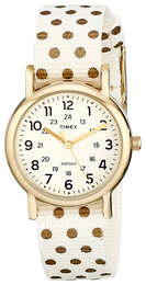 Timex Weekender Kremowy/Tkanina Ø31 mm TW2P654009J