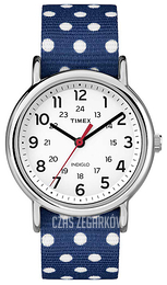 Timex Weekender Biały/Tkanina Ø38 mm TW2P66000