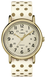 Timex Weekender Beżowy/Tkanina Ø38 mm TW2P66100