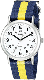 Timex Biały/Tkanina Ø38 mm TW2P67700