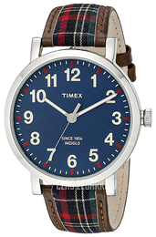 Timex Niebieski/Skóra Ø42 mm TW2P69500AB