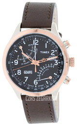Timex Intelligent Czarny/Skóra Ø43 mm TW2P73400DH