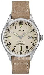 Timex Beżowy/Skóra Ø37 mm TW2P84500