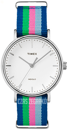 Timex Weekender Biały/Tkanina Ø37 mm TW2P91700D7