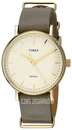Timex Weekender Szampański/Skóra Ø37 mm TW2P98500